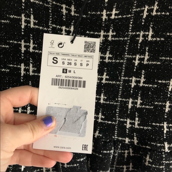 Zara Black Sweater tank - Picture 3 of 3